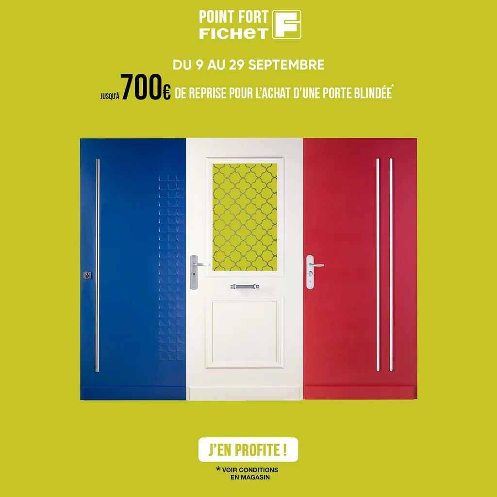 700 euros remise sur porte blindee fichet carre